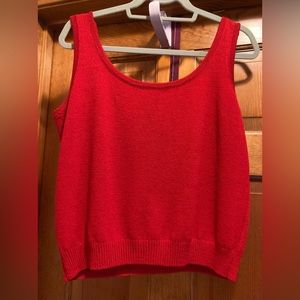 St. John Collection by Marie Gray size medium red sleeveless